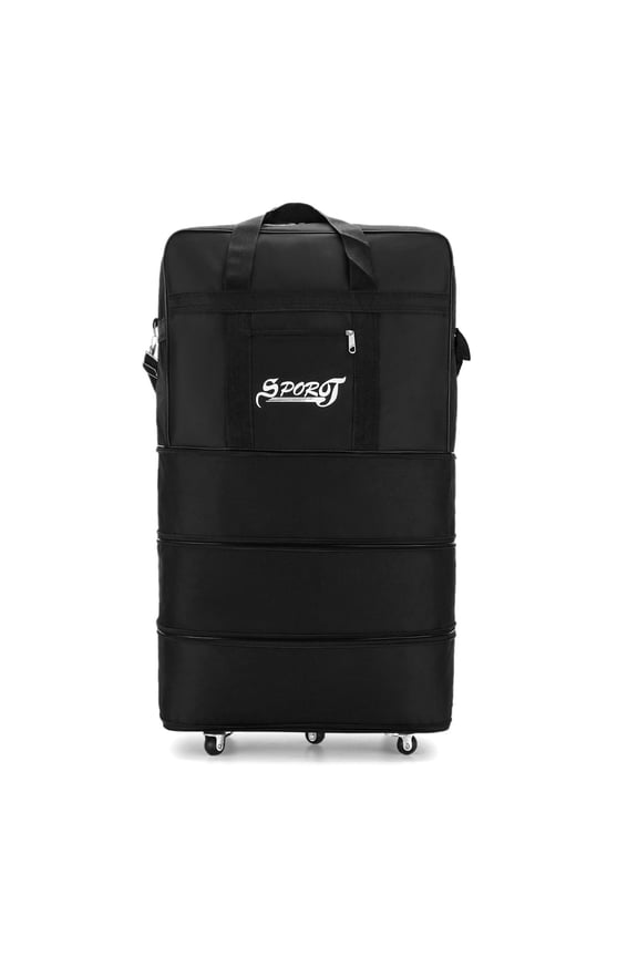 Expandable Foldable Suitcase Collapsible Rolling Travel Luggage Bag for Men Women