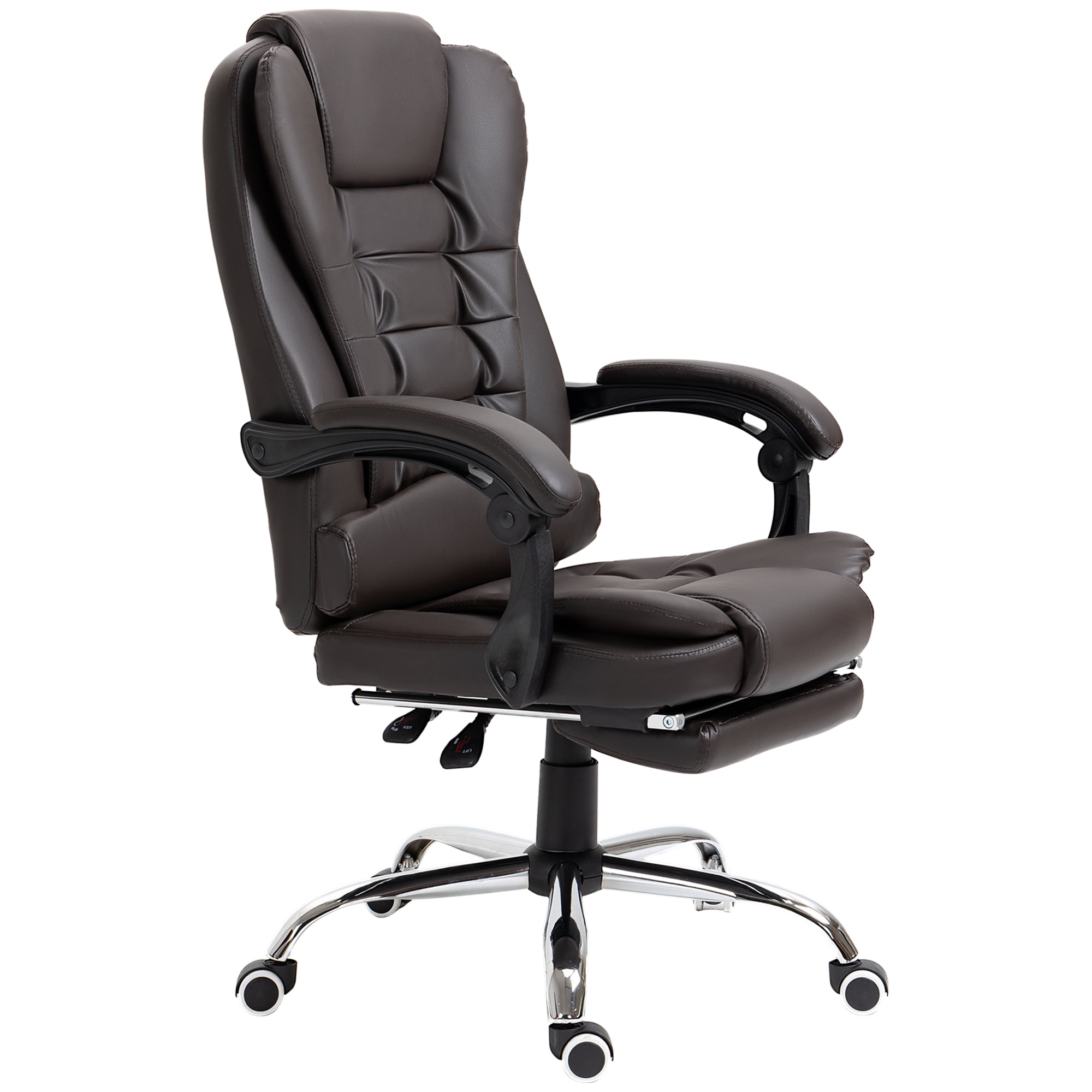 Gecheer High Back Reclining Executive Office Chair with Footrest and ...