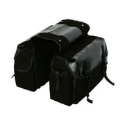 Gecheer Motorbike Large Capacity Saddle Bag Motorcycle Riding Travel Canvas Waterproof Panniers Box Side Tools Bag Pouch for Motorbike