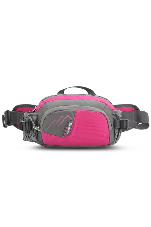 Outdoor Sports Waist Pack with  Bottle Holder for Cycling Running Walking Hiking Marathon Fanny Pack Hydration Belt for Men and Women