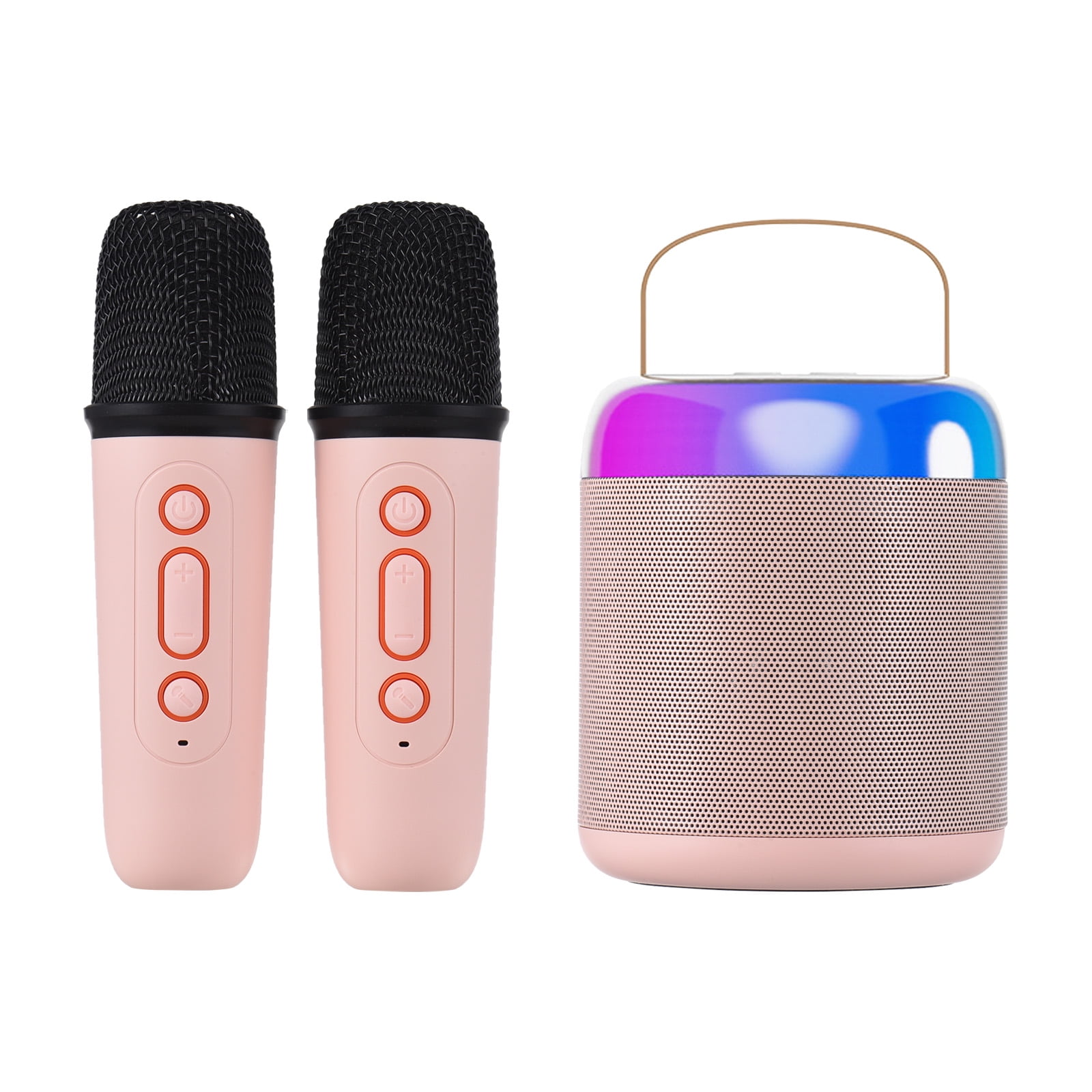 Handy microphone with store speaker