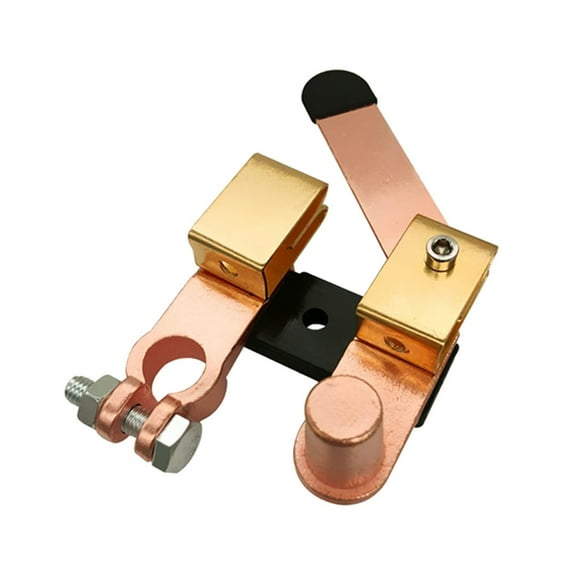 Gecheer Post Battery Disconnect Switch,12-24V 250750 Amps Blade Master Switch Power Cutoff Switch for Marine Car Boat RV ATV (Negative, Vertical)