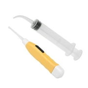 Gecheer Tonsil Stone Remover Tool Earwax Remover With 3 Tips Irrigator Syringe Oral Care Tool Random Color