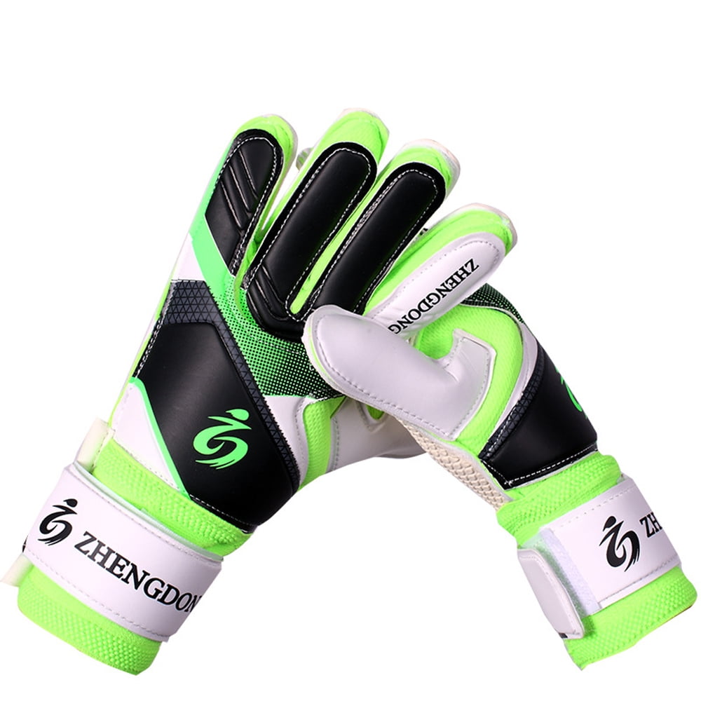Gecheer Youth Padded Football Gloves Flexible Grip Palm Goalie Gloves