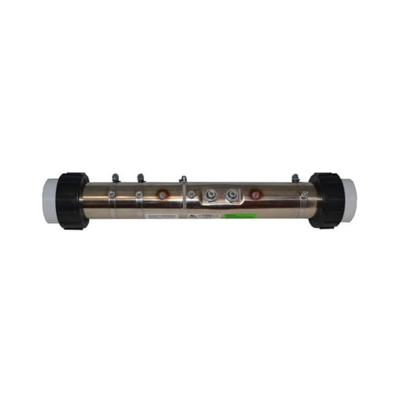 Gecko 27-J0568-6S-K 4.5kW Flo-Thru Heater Assembly, Universal Rite Fit - 2.25 x 15 in.