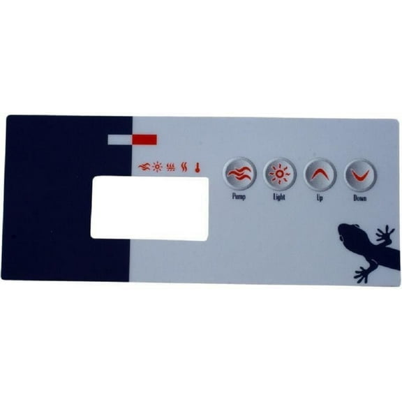 Gecko 9916-100218 TSC-19-GE1 4-Button Spa Control Panel Overlay