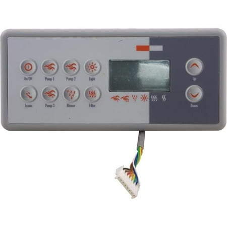 Gecko Alliance 0201007153 TSC-8-10K-GE1 Spa Side Control Keypad