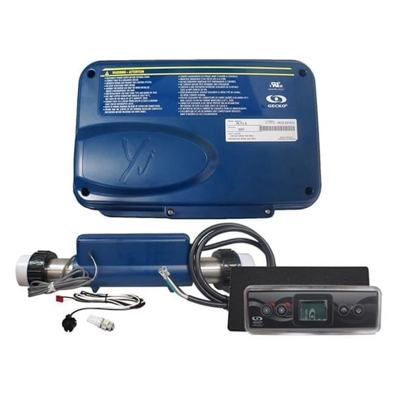 Gecko Alliance 0612-300001 IN YJ-3 1.0-4.0kW Spa Control System with Pump1 Wire Cords, Mounting Bracket Kit & K300-1OP Spaside