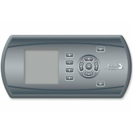 Gecko Alliance 0607-008064 10 ft. Cable IN.K600 Streamline Spaside Control with 11-Button LCD Interface Overlay link Plug