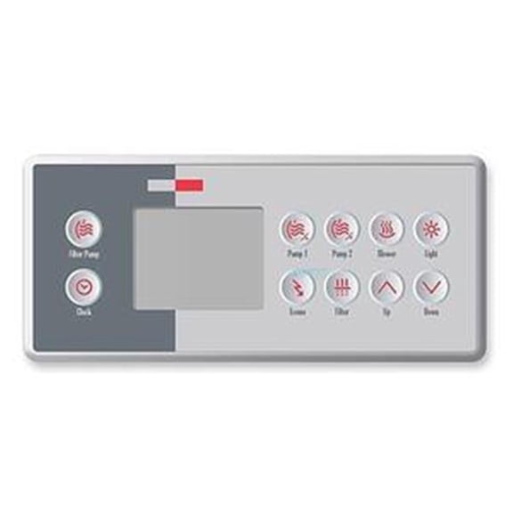 Gecko Alliance GK0201007044 TSC-4-10K-GE1 Keypad with Overlay 1 Pump