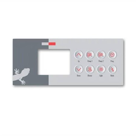Gecko Alliance GK9916100094 TSC-4-GE1 MCLASS 8 Button Overlay