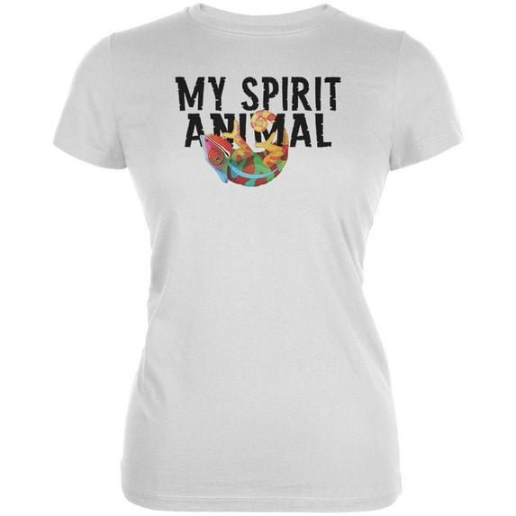 Gecko Chameleon is my Spirit Animal Juniors Soft T Shirt