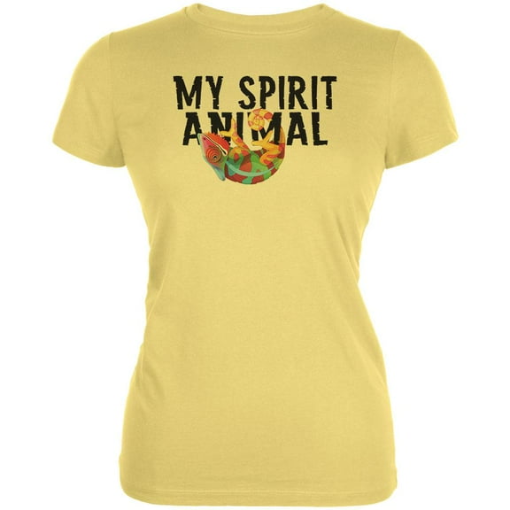 Gecko Chameleon is my Spirit Animal Juniors Soft T Shirt