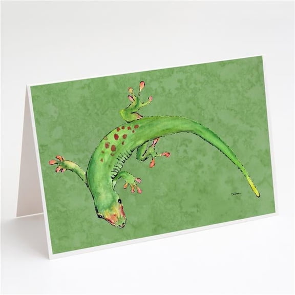 Gecko Greeting Cards & Envelopes - Pack of 8