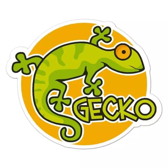Gecko Lizard Vinyl Decal Sticker