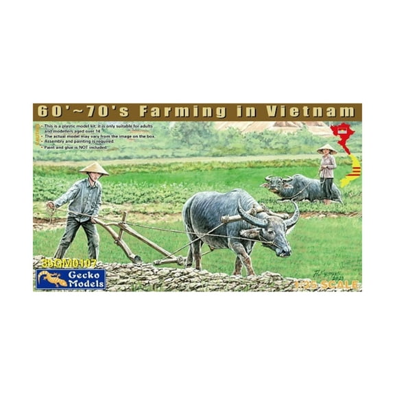 Gecko Models 60's-70's Farming in Vietnam New