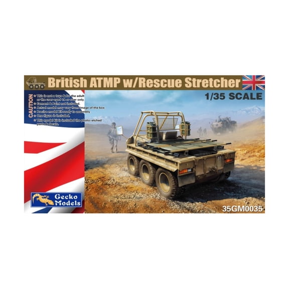 Gecko Models ATMP w/Rescue Stretcher (British) New