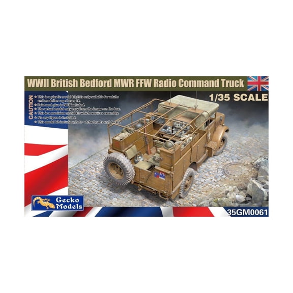 Gecko Models Bedford MWR FFW Radio Command Truck New