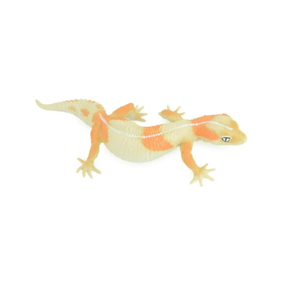 Gecko, Museum Quality, Educational, Hand Painted, Rubber Lizard, Peking Gecko, Realistic Reptile, Diorama, Toy, Kids, Gift, 7 Inches. CH800 BB187