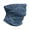 thumbnail image 1 of Gecko Neck Gaiter, Doodle Lizard Reptile, Unisex, Navy Blue and Green, by Ambesonne, 1 of 3