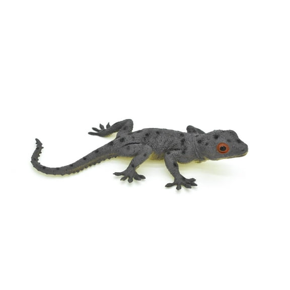 Gecko, Spotted, Leopard, Reptile, Very Realistic Rubber Figure, Model, Hand Painted Figurines, 7" RI15 B259