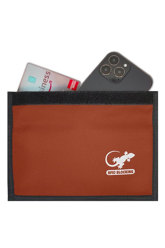RFID Faraday Bag for Phones & Key Fobs – Privacy Pouch for Anti-Theft and Tracking Protection - BLACK