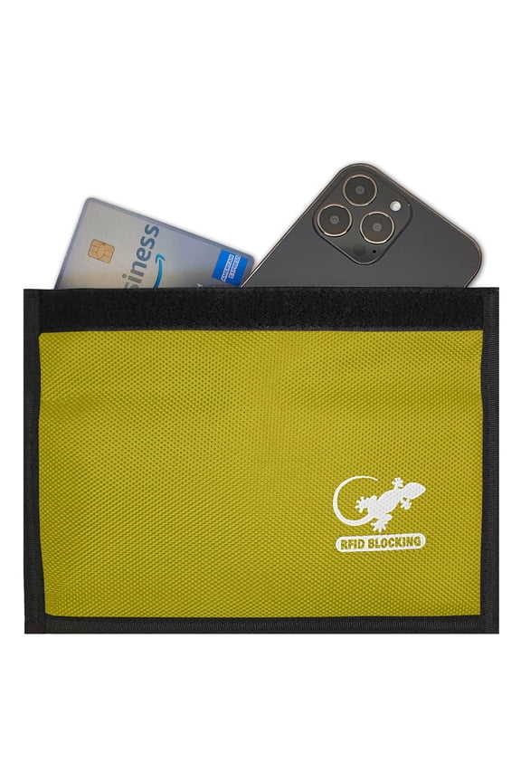 RFID Faraday Bag for Phones & Key Fobs – Privacy Pouch for Anti-Theft and Tracking Protection - BLACK