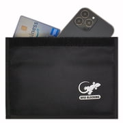 Gecko Travel Tech RFID Faraday Bag for Phones & Key Fobs   Privacy Pouch for Anti-Theft and Tracking Protection - BLACK