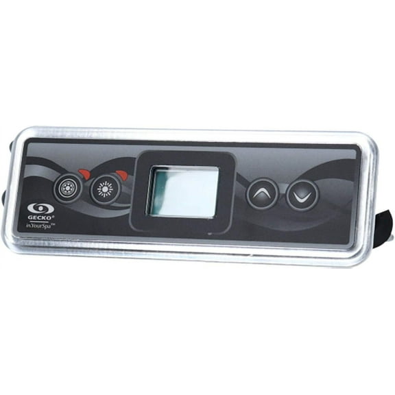Gecko in.k300 Electronic Keypad 4-Button, LCD, w/Overlay, for Pump1, Light, Up and Down