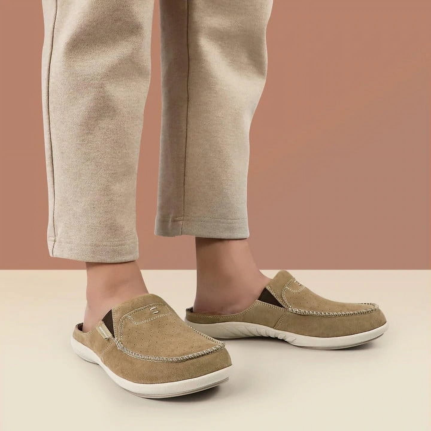 GeckoMan Men Slipper Arch Support Canvas Indoor Outdoor Orthotic Slip On Shoes GeckoMan Men main image 4
