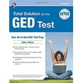 thumbnail image 1 of Pre-Owned GED Total Solution, for the 2026-2027 GED Test: Certified GED Aligned Prep (Paperback) by Laurie Callihan, Stephen Reiss, Lisa Mullins, 1 of 1