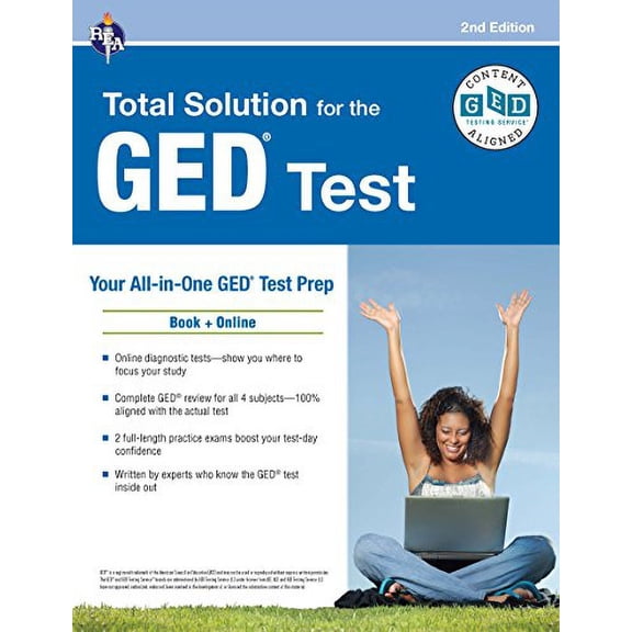 Pre-Owned Ged(r) Total Solution, for the 2022 Ged(r) Test, 2nd Edition (Ged(r) Test Preparation) Paperback