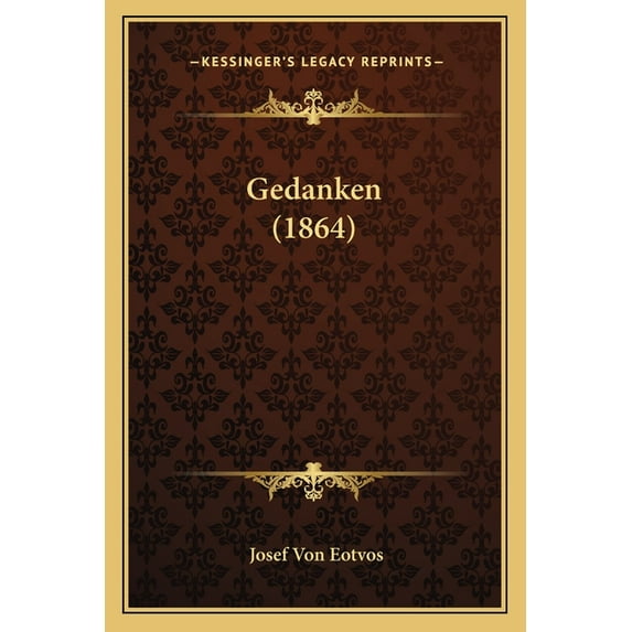Gedanken (1864) (Paperback)