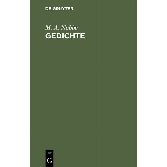 Gedichte, (Hardcover)