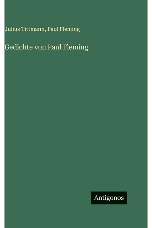 Gedichte von Paul Fleming, (Hardcover)