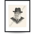 thumbnail image 1 of Gedolim Portraits 11 x 14 In. Wall Art - Rav Yaakov Kamenetsky, 1 of 1