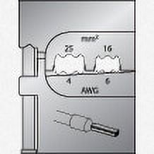 Gedore 8140-07 Module insert for conductor end-sleeves 16/25mm