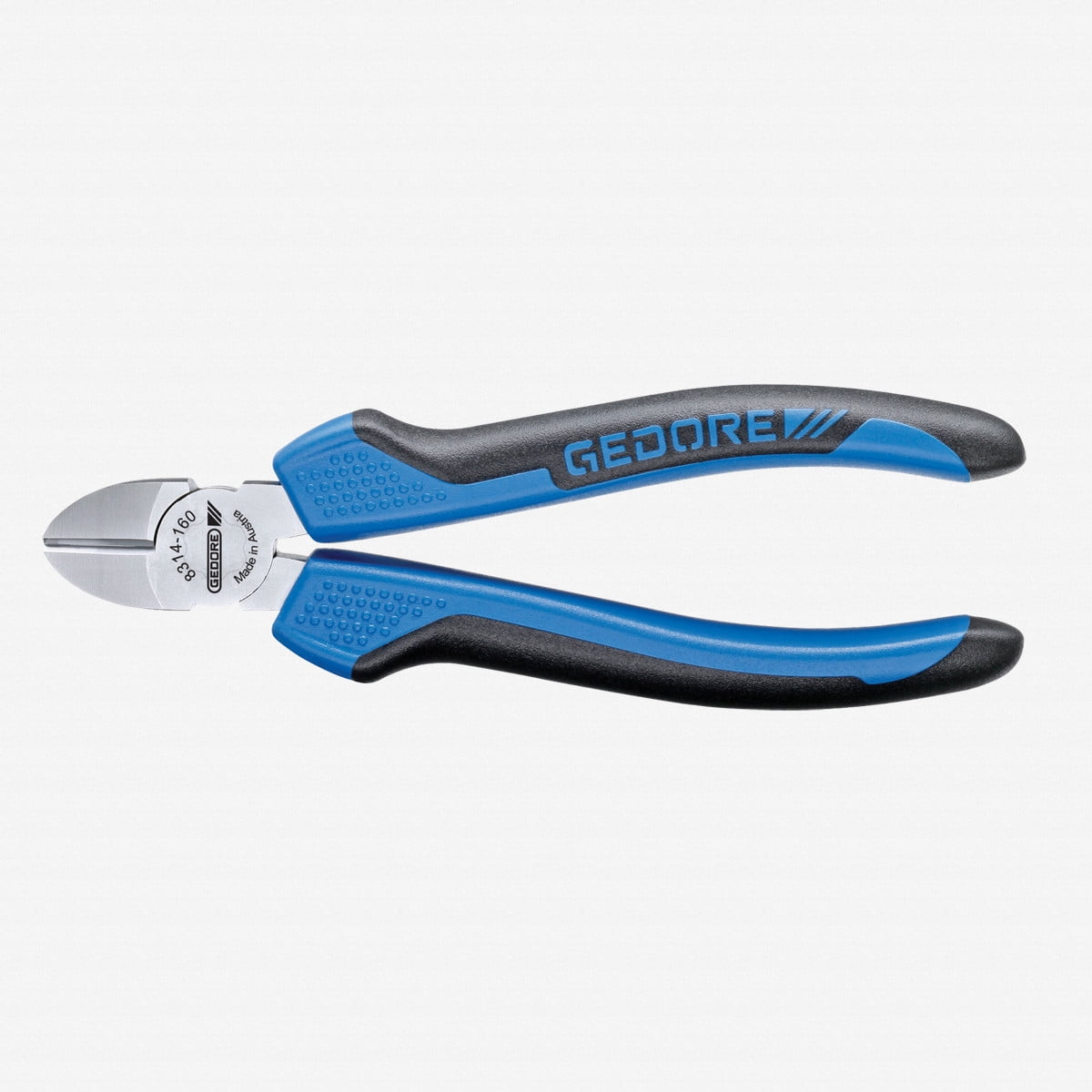 Gedore 8314-125 Side Cutter | Swedish Pattern, 4.92 Inch Length | For Medium-Hard Wire Up To 1.6mm