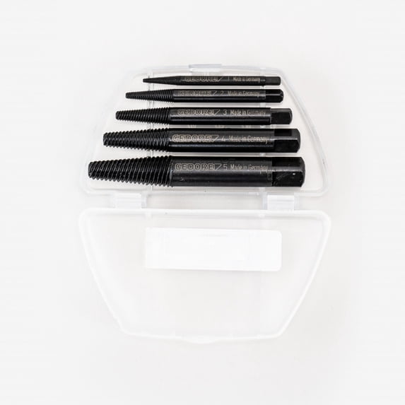 Gedore 8551-55 Bolt extractor set 5 pcs M3-M18