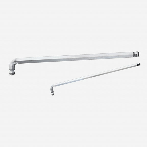Metric Plain Ball Hex Key Hex Key, 3 mm Tip Size, 5 5/64 in Long, 29/64 in Short 42 DKEL 3