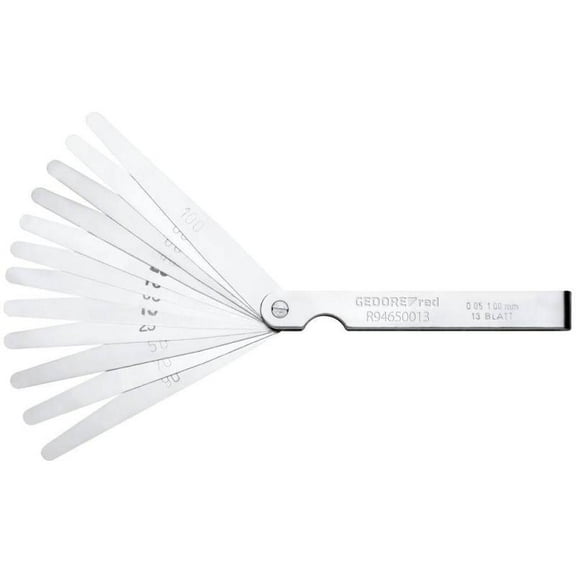 Gedore R94650013 Feeler Gauge Set 5-100/100 13pcs