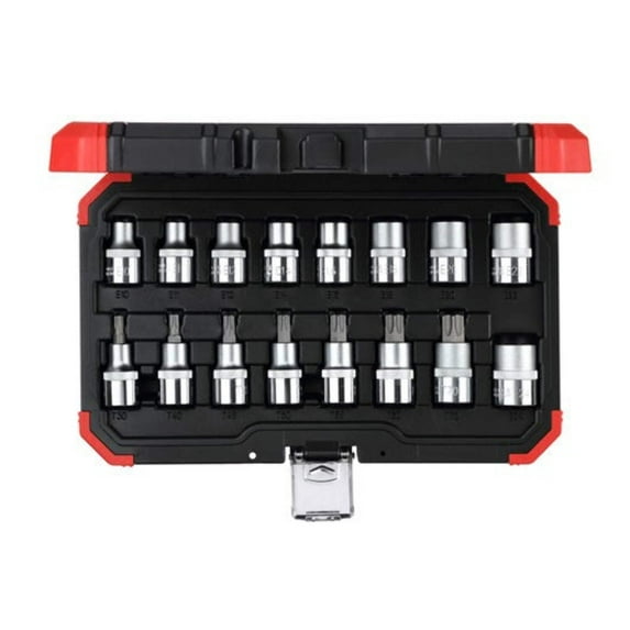 Gedore Socket set 1/2 TX E10-24 T30-70 16pcs (Gedore R68003016) (3300009)