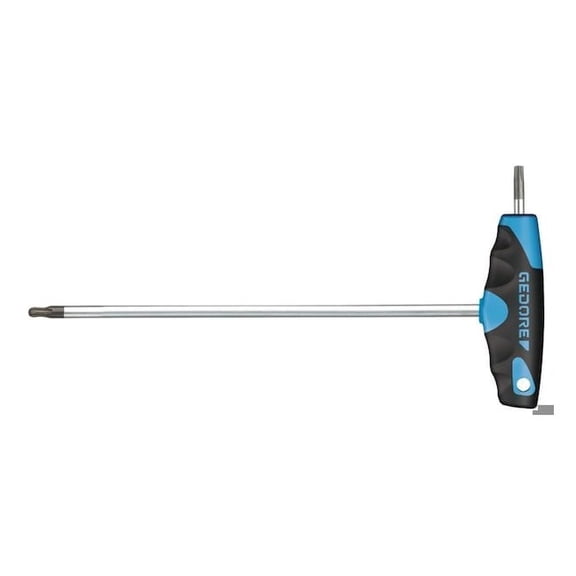 Gedore Torx Key,T Shape,Alloy Steel,5 29/32 in DT 2143 KTX T30