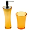 thumbnail image 1 of Nameeks Au500 Gedy Bathroom Accessories Set - Orange, 1 of 3