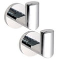 thumbnail image 1 of Gedy Demetra Pair Of Polished Hook(s), Chrome, 1 of 1