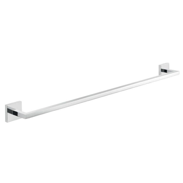Gedy Elba 12" Chrome Bathroom Grab Bar - Wall Mounted, Brass Construction, Modern Safety Rail