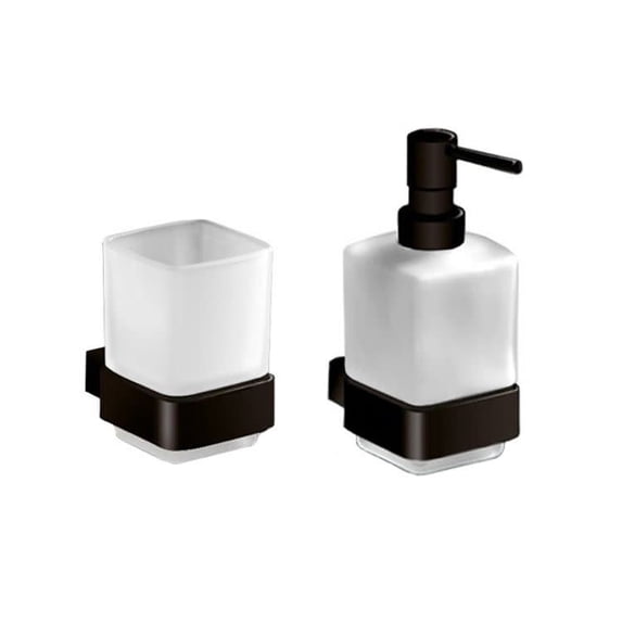 Nameeks Gedy LG1581-M4 Gedy Bathroom Accessories Set - Black