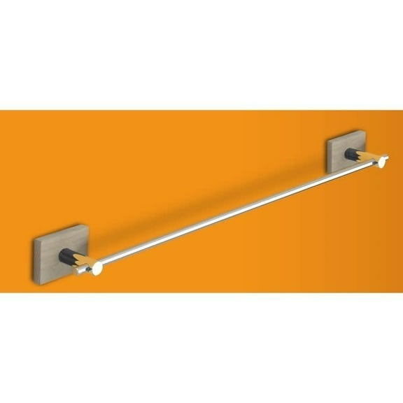 Nameeks 6621-45 Gedy Wall Mounted Towel Bar - Cherry