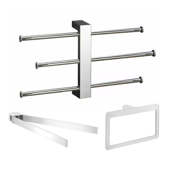Nameeks Pi230 Gedy Bathroom Accessories Set - Chrome
