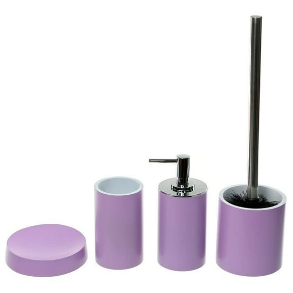 Nameeks Yu180 Gedy Bathroom Accessories Set - Metallic Lilac